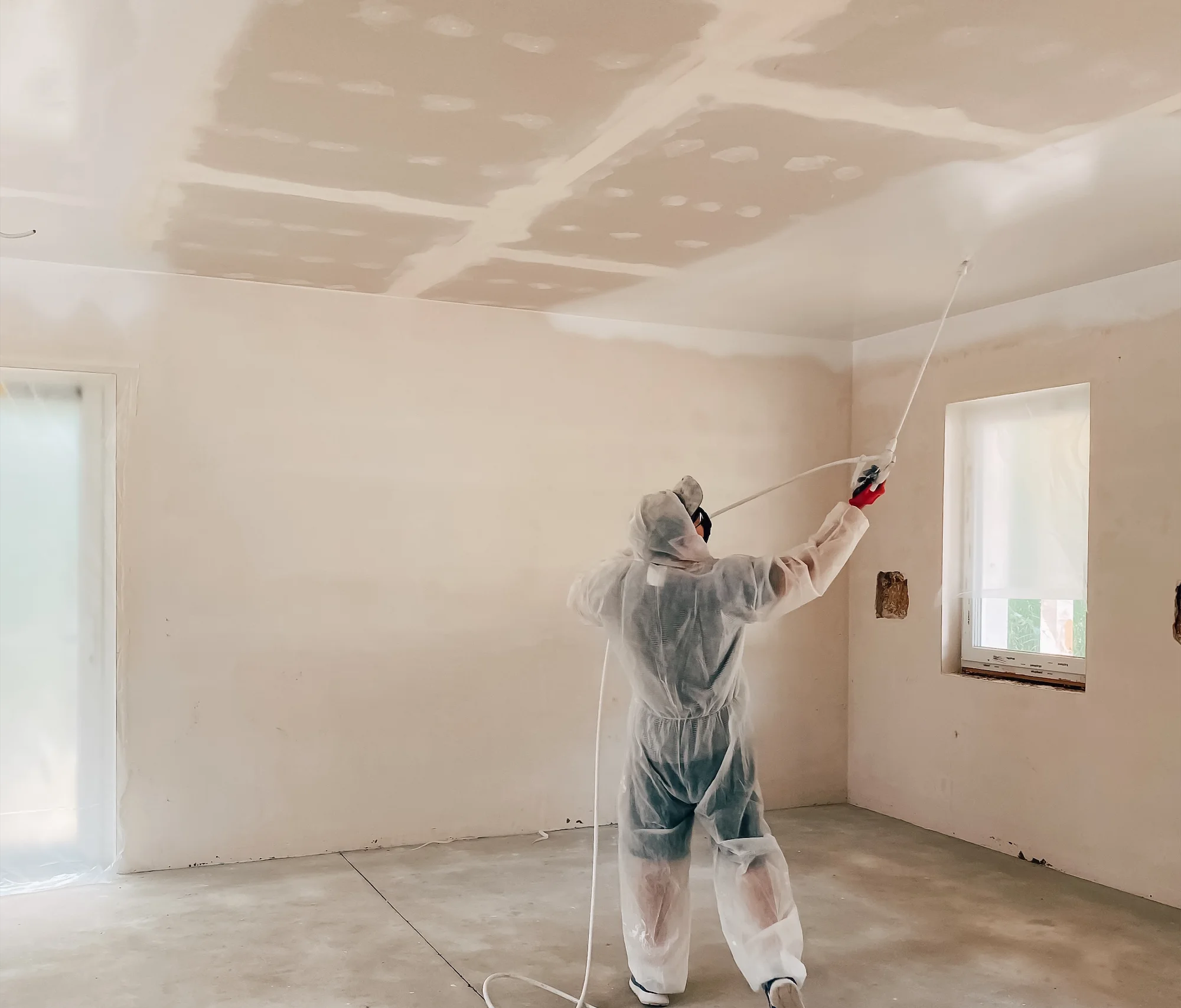 Sprøjtemaling af lofter